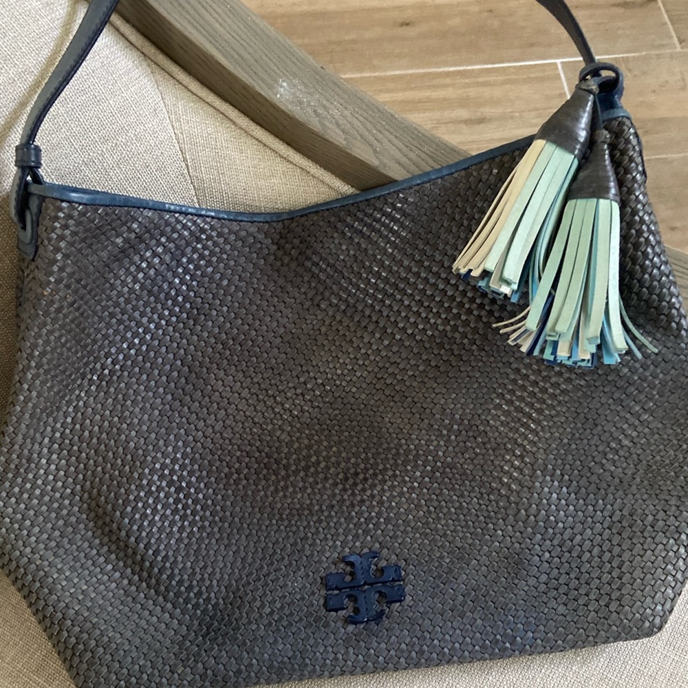 Blue Tory Burch Shoulder bag